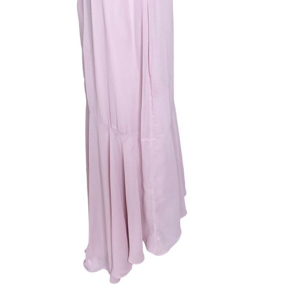 Lulus Evening Gown Low V-neck Back Mauve Color NWT Size XL - Picture 11 of 16